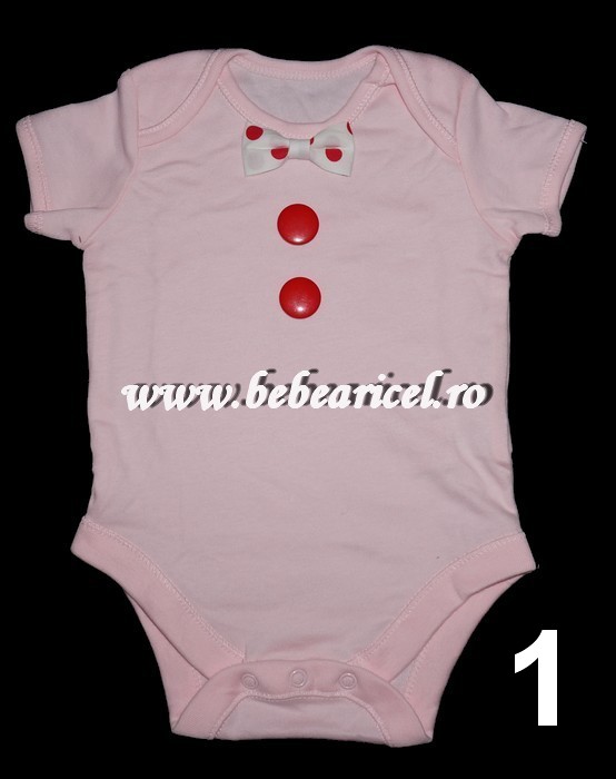 Body cu maneca scurta pentru botez fete SWEET LITTLE GIRL