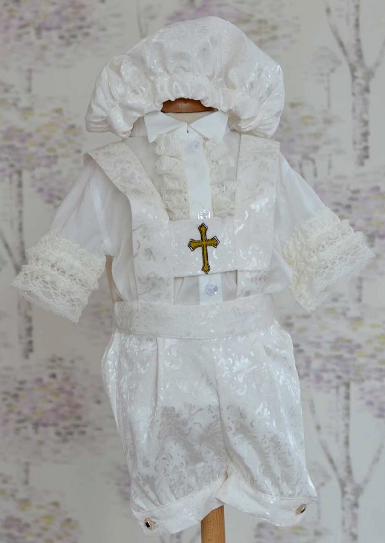 Costum de lux pentru baieti pentru botez ALEXANDRO