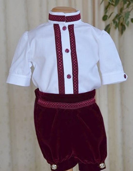 Costum de lux pentru baieti pentru botez, mot, aniversare ANDREI