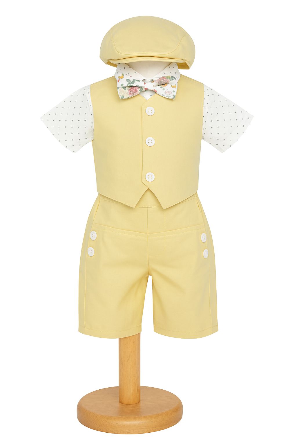 Costum elegant de vara pentru botez pentru baieti TEODOR