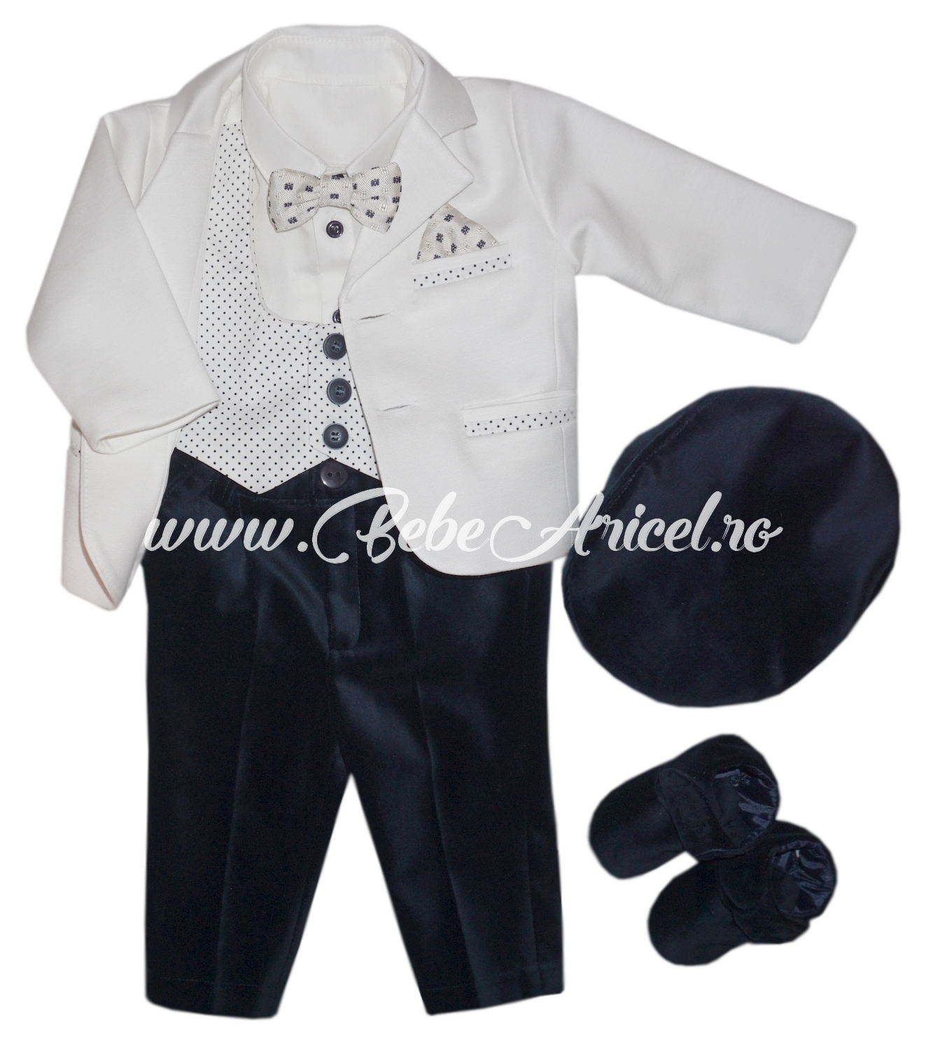 Costum elegant pentru botez bebelusi baieti DAMIEN