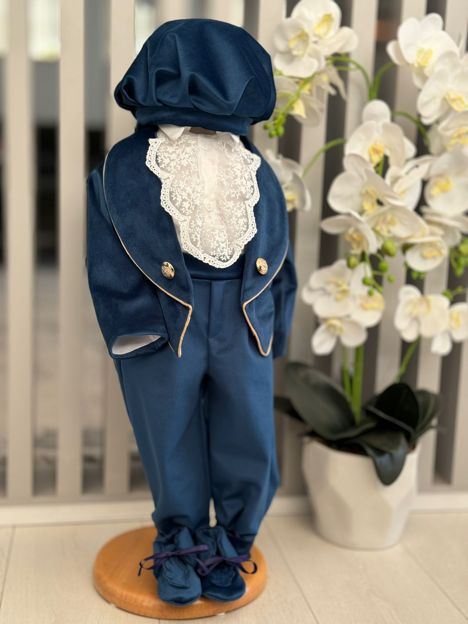 Costum de lux pentru baieti pentru botez INGERAS