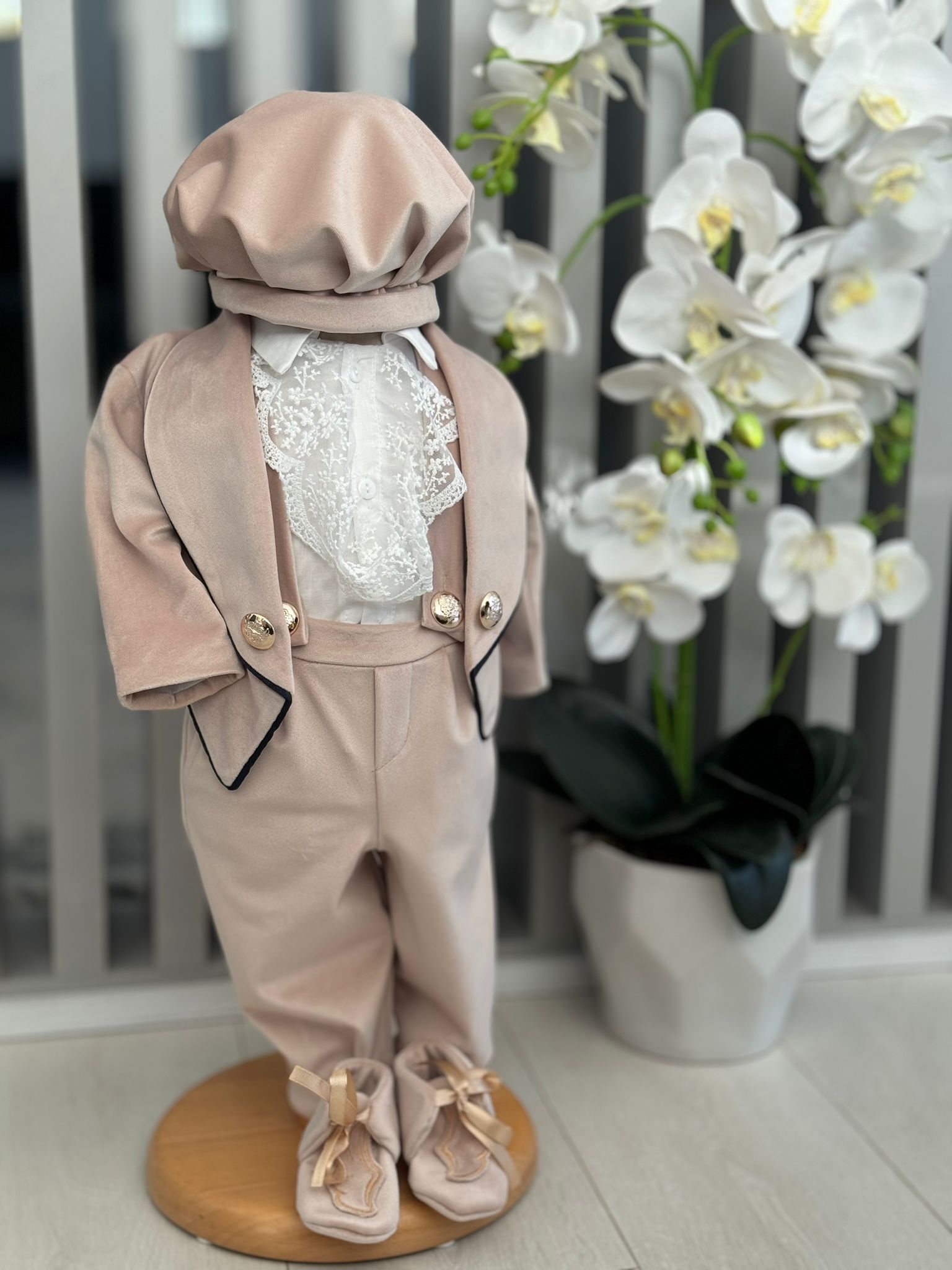 Costum de lux pentru baieti pentru botez INGERAS