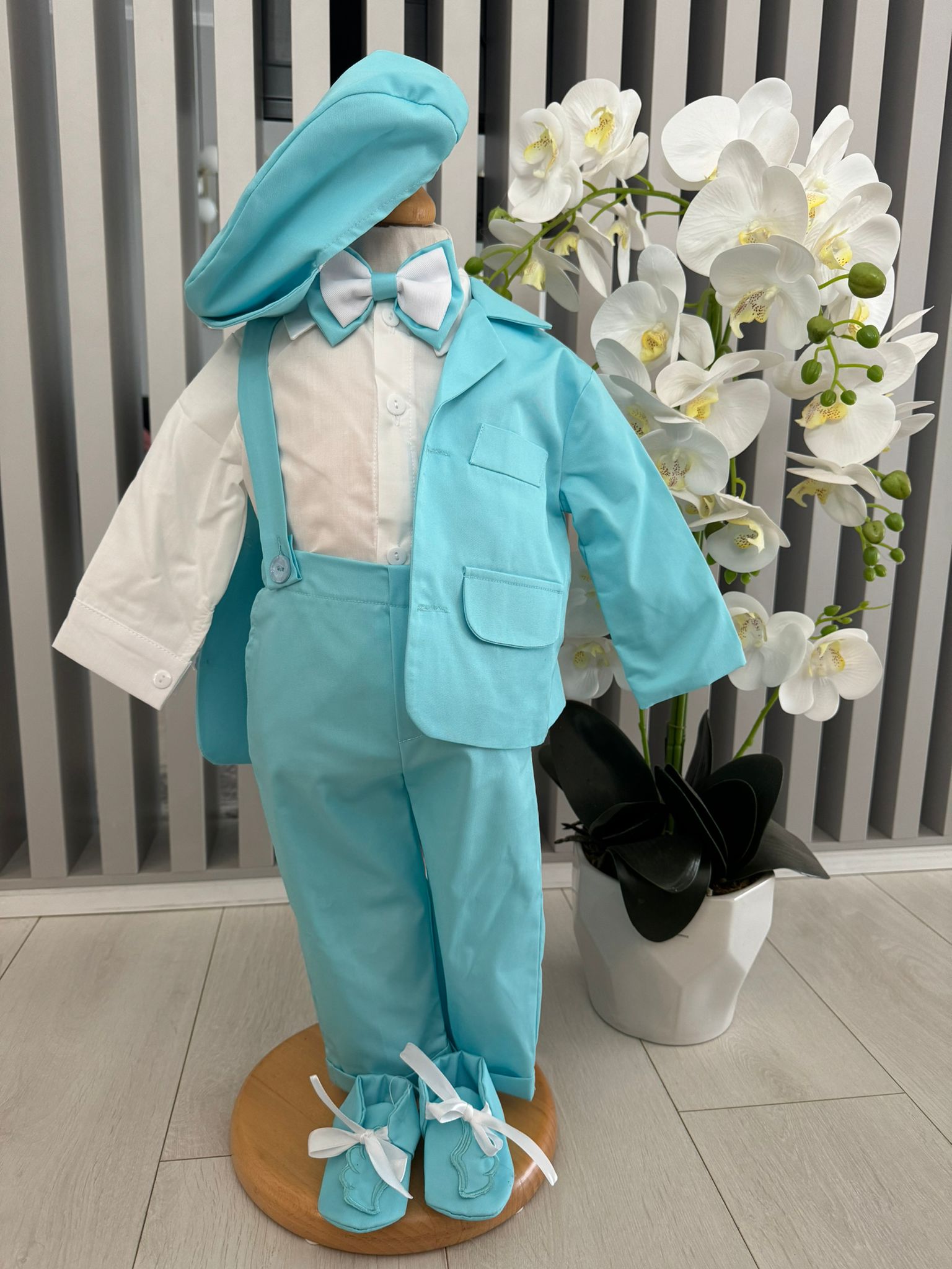 Costum de lux pentru baieti pentru botez INGERAS